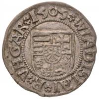 1505K-H Denár Ag "II. Ulászló" (0,65g) T:1-,2
Huszár 811., Unger I.: 646.b var