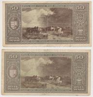 1945. 50P (4x) T:III