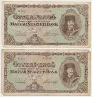 1945. 50P (4x) T:III