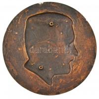 Kernstok Gina (1880-1959) DN "Kernstok Károly 1873-1940" egyoldalas Br plakett (165mm) T:2