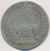 1765KB 20kr Ag "Mária Terézia" T:2-