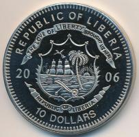 Libéria 2006. 10$ "Szabadság pillanatai-Afganisztán felszabadítása 2001" multicolor, tanús...