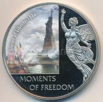 Libéria 2006. 10$ "Szabadság pillanatai-Szabadságszobor 1886" multicolor tanúsítvánnyal T:...