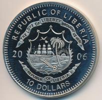 Libéria 2006. 10$ "Protestáns reformáció 1517" multicolor, tanúsítvánnyal T:PP ujjlenyomat...