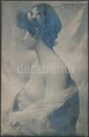 1909 Erotikus fotólap, Salon d'Hiver, 14x9 cm / erotic photo, 14x9 cm