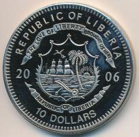 Libéria 2006. 10$ "Szabadság pillanatai - Normandiai partraszállás 1944.6.6." multicolor, ...