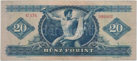 1947. 20Ft T:III 
Hungary 1947. 20 Forint C:F 
Adamo F9