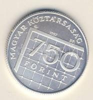 1997. 750Ft Ag "Labdarúgó VB" T:BU Csak 3000db!