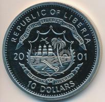 Libéria 2001. 10$ "Szabadság pillanatai - Francia forradalom 1789." multicolor, tanúsítván...