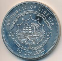 Libéria 2001. 10$ "Szabadság pillanatai - Női egyenjogúság 1866." multicolor, tanúsítvánny...