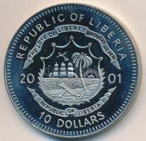 Libéria 2001. 10$ "Szabadság pillanatai - Bécs felmentése a török alól 1683." multicolor, ...