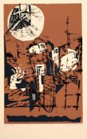 Székely Géza (1958-): Lélekmadár. Szitanyomat (XXI/XXV), papír, jelzett, 40×27 cm