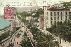 Sanremo, Promenade, Hotel Royal, Hotel de Paris