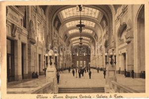 Milano, Milan; Nuova Stazione Centrale, Galleria di Certa / railway station interior (fl)