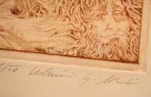 Kolozsvári G. Miklós (1950-): Rába lánya. Rézkarc I/XV, papír, jelzett, 14×11 cm