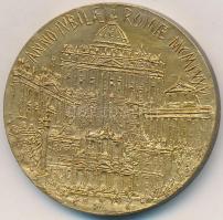 Vatikán 1975. "VI. Pál pápa / Szentév" aranyozott Br emlékérem. Szign.: Manfrini (34mm) T:...