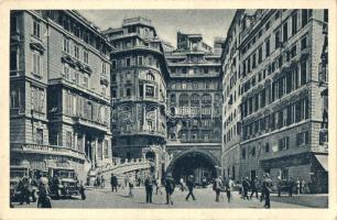 Genova, Piazza F. Corridoni / square, automobile (EB)