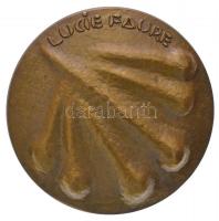 1975. "Lucie Favre" Br művészi plakett peremen jelzéssel. Szign.: Hajdu (69mm) T:1
1975. ...