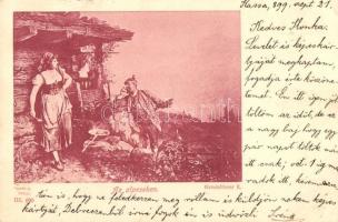 1899 Az alpeseken / Alpine folklore s: Hausleithner R. (EK)