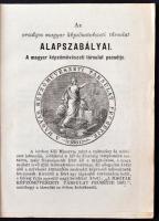 1868 Az Országos Magyar Képzőművészeti Társulat alapszabályai. 16p. Művészettörténeti dokumentum.