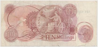 Nagy-Britannia 1966-1970. 10Sh Szign.: J.S.Fforde T:III Great Britain 1966-1970. 10 Shillings Sign.:...