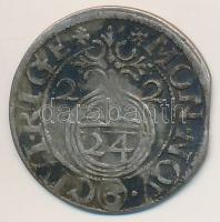 Livónia / svéd fennhatóság 1622. 1/24T Ag T:2- hajlott lemez Livonia / Swedish occupation 1622. 1/24 Thaler Ag C:VF wavy coin