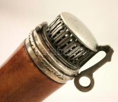 Tajtékpipa fém szerelékkel, d:12cm