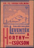 1943 Salgótarjáni leventék síjárőre a Horthy csúcson. 24 p képekkel és egy kihajtható térképpel