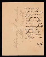 1913 Gerenday A. és fia akad. szobrászok reklámnyomtatványa, hátoldalán német, ill. magyar nyelvű fe...