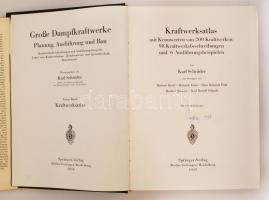 Karl Schröder: Grosse Dampfkraftwerke. Komplett alle Bände, Erster Band: Kraftwerksatlas. Erster Ban...