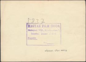 Fiume régi látképe, festményről készült fotóreprodukció, Magyar Film Iroda pecséttel jelzett fotója,...