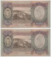 1943. 1000P (2x) sorszámkövetők T:I-,II