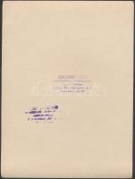 cca 1930 A Rée-Bertin testvérek, Georgis Géza Művészügynökség, pecséttel jelzett, 24x18 cm