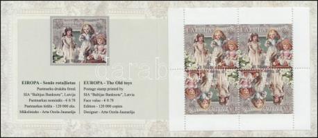 Europa CEPT, Történelmi játékok bélyegfüzet, Europa CEPT, Historical Games slef-adhesive stamp-booklet