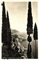 Amalfi, Panroama con cipressi / general view with cypress trees