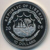 Libéria 2006. 10$ "Szabadság pillanatai-Magyar Forradalom 1956" multicolor T:PP Liberia 2006. 10 Dollars "Moments of Freedom-Hungarian Revolution 1956" multicolor C:PP