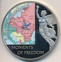 Libéria 2006. 10$ "Szabadság pillanatai - A Varsói Szerződés felbontása 1991" multicolor, ...
