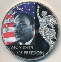 Libéria 2006. 10$ "Szabadság pillanatai-Martin Luther King 1963" multicolor, tanúsítvánnya...