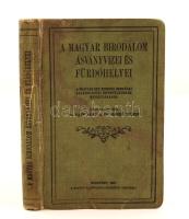 A magyar birodalom ásványvizei és fürdőhelyei. A M. Sz. Korona Országai Balneologiai Egyesületének megbízásából szerkesztették: Papp Samu és Hankó Vilmos. Bp., 1907. Magyar Balneologiai Egyesület kiadása  265 + 1 térkép (színes, kihajtható). Kopottas, foltos kiadói egészvászon-kötésben. Az előzéklapokat ragasztócsíkkal javították.