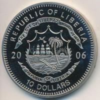 Libéria 2006. 10$ "Szabadság pillanatai "Közel-keleti béke 1978" multicolor T:PP ujjl...