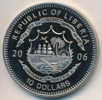 Libéria 2006. 10$ "Szabadság pillanatai-Találmányok százada XX.sz." multicolor, tanúsítvánnyal T:PP ujjlenyomat Liberia 2006. 10 Dollars "Moments of Freedom-Century of Inventions XXth cent." multicolor, with certificate C:PP fingerprint