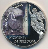 Libéria 2006. 10$ "Szabadság pillanatai-Találmányok százada XX.sz." multicolor, tanúsítván...