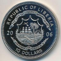 Libéria 2006. 10$ "Szabadság pillanatai - Buda visszafoglalása 1686" multicolor T:PP Liberia 2006. 10 Dollars "Moments of Freedom-Recapture of Buda" multicolor C:PP