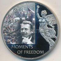 Libéria 2006. 10$ "Szabadság pillanatai - Charta 77 1977" multicolor, tanúsítvány T:PP ujj...