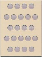 Amerikai Egyesült Államok "U.S. NICKELS" 65 férőhelyes gyűjtői album használatlan állapotb...