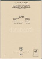 Amerikai Egyesült Államok "U.S. NICKELS" 65 férőhelyes gyűjtői album használatlan állapotb...