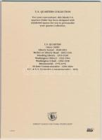 Amerikai Egyesült Államok "U.S. QUARTERS" 43 férőhelyes gyűjtői album használatlan állapot...