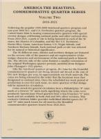 Amerikai Egyesült Államok "AMERICA THE BEAUTIFUL COMMEMORATIVE QUARTERS VOLUME TWO 2016-2021&qu...