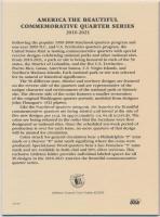Amerikai Egyesült Államok "AMERICA THE BEAUTIFUL COMMEMORATIVE QUARTERS 2010-2021" 56 férő...