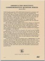 Amerikai Egyesült Államok "AMERICA THE BEAUTIFUL COMMEMORATIVE QUARTERS 2010-2021" 56 férő...